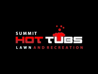 Summit Hot Tubs Lawn and Recreation logo design by samuraiXcreations