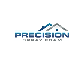 Precision Spray Foam  logo design by ndaru