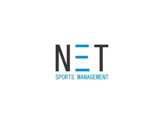 Net Sports Management logo design by haidar