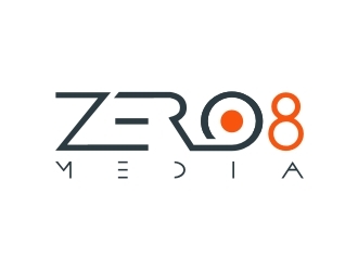Zero 8 Media logo design by GemahRipah