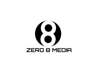 Zero 8 Media logo design by Cyds