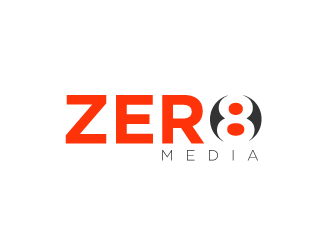 Zero 8 Media logo design by gearfx