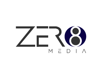 Zero 8 Media logo design by gearfx