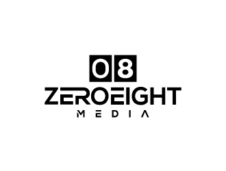 Zero 8 Media logo design by harrysvellas