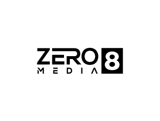 Zero 8 Media logo design by harrysvellas