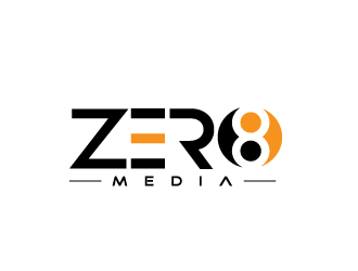 Zero 8 Media logo design by bluespix