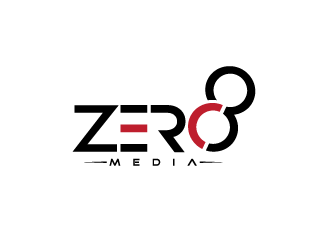 Zero 8 Media logo design by bluespix