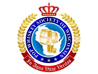 Pop Whiskey Society of Wisconsin logo design by aura