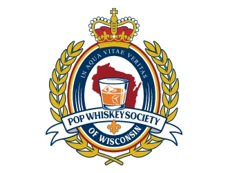 Pop Whiskey Society of Wisconsin logo design by jaize