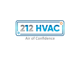 212 HVAC logo design by CreativeKiller