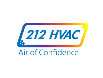 212 HVAC logo design by gearfx