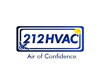 212 HVAC logo design by art-design