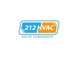 212 HVAC logo design by Cyds