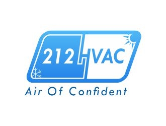 212 HVAC logo design by 48art