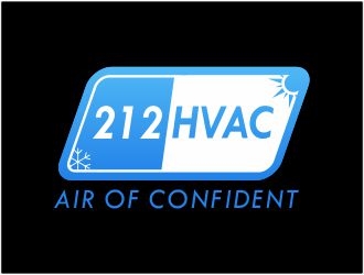 212 HVAC logo design by 48art