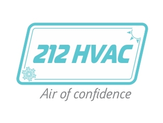 212 HVAC logo design by MCXL