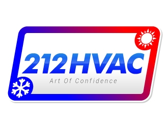 212 HVAC logo design by jaize