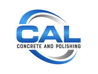 CAL Concrete and Polishing logo design by Dakon
