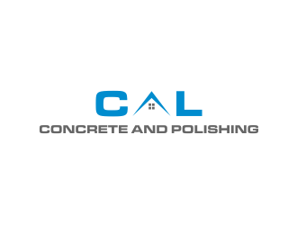 CAL Concrete and Polishing logo design by logitec