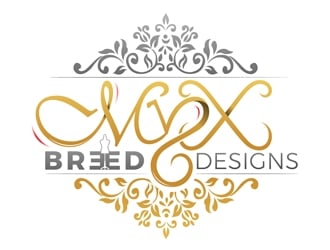 Myx Breed Designs logo design by DreamLogoDesign