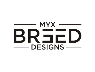 Myx Breed Designs logo design by rief