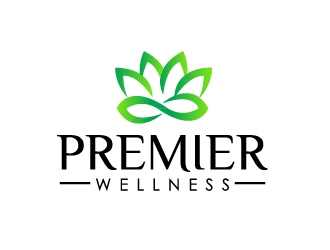 Premier Wellness logo design by Marianne