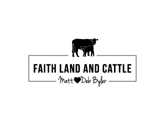 Faith land and cattle  logo design by Creativeminds