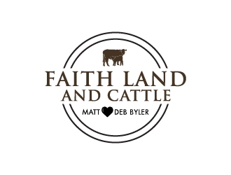 Faith land and cattle  logo design by Creativeminds