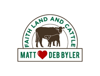 Faith land and cattle  logo design by Creativeminds