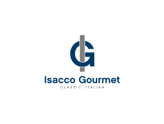 Isacco Gourmet Classic Italian logo design by Landung