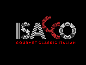 Isacco Gourmet Classic Italian logo design by AisRafa