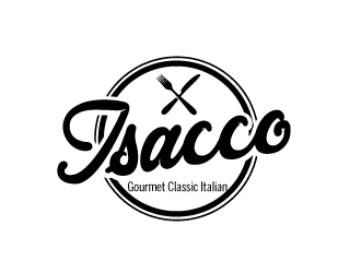 Isacco Gourmet Classic Italian logo design by ElonStark