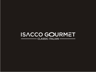 Isacco Gourmet Classic Italian logo design by Adundas