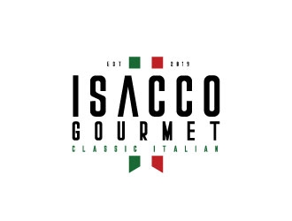 Isacco Gourmet Classic Italian logo design by sanworks