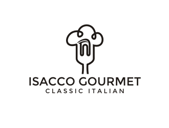 Isacco Gourmet Classic Italian logo design by ramapea