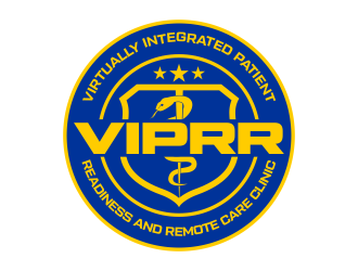 Virtually Integrated Patient Readiness and Remote Care (VIPRR) Clinic logo design by beejo