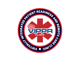 Virtually Integrated Patient Readiness and Remote Care (VIPRR) Clinic logo design by IanGAB