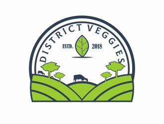 District Veggies logo design by haidar