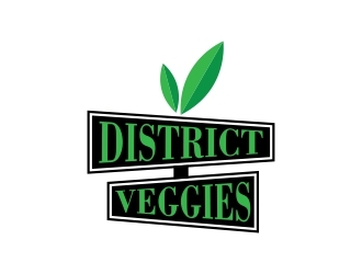 District Veggies logo design by mykrograma
