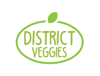 District Veggies logo design by ElonStark