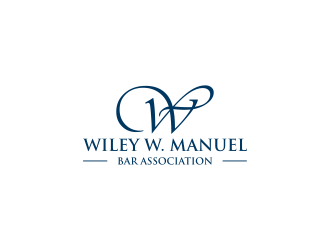 Wiley W. Manuel Bar Association logo design by haidar