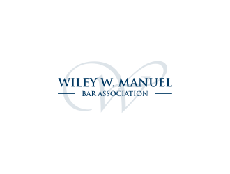 Wiley W. Manuel Bar Association logo design by haidar