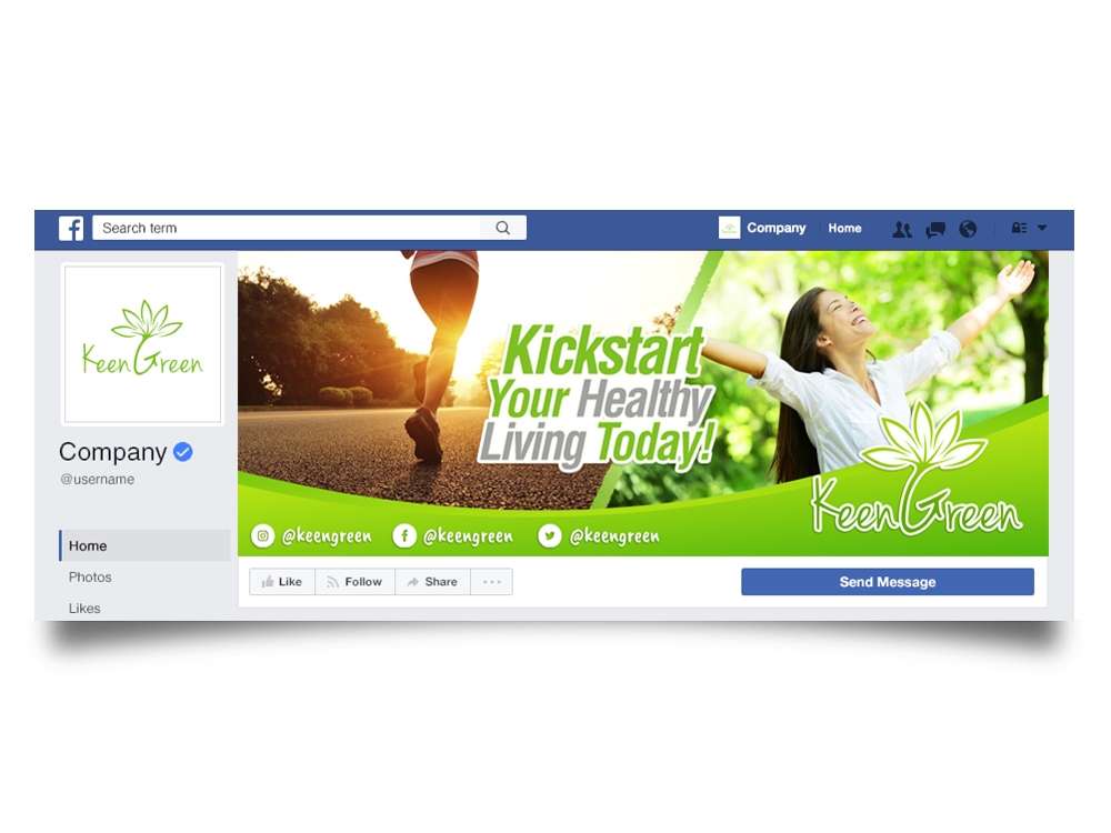 Keen Green logo design by Realistis