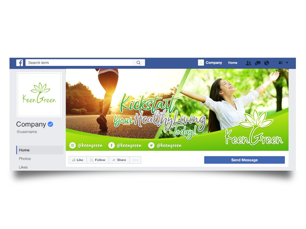 Keen Green logo design by Realistis