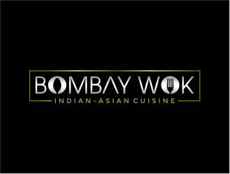 Bombay Wok Indian-Asian Cuisine logo design by mutafailan