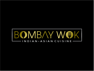 Bombay Wok Indian-Asian Cuisine logo design by mutafailan