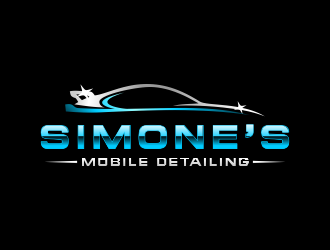 SIMONES MOBILE DETAILING  logo design by done