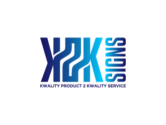 K2K SIGNS logo design by denfransko