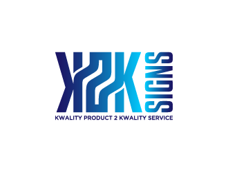 K2K SIGNS logo design by denfransko
