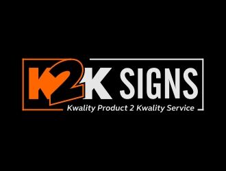 K2K SIGNS logo design by totoy07